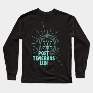 Christian illustration. Light After Darkness. Long Sleeve T-Shirt